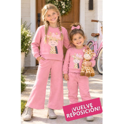 CHANDAL NIÑA JIRAFA ROSA